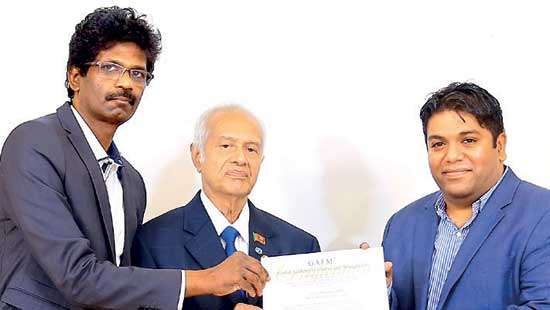 Jeevan receives GAFM Master Fintech Professional certification