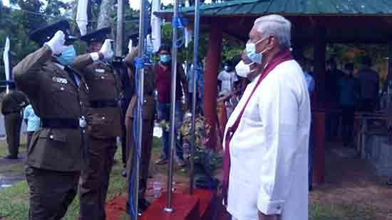 Ceremonial opening of Midigama police station