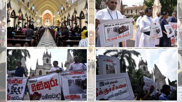 Urges probe into Borella church bomb...