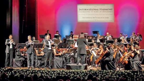 Music from the East and West come together in International Harmony Celebrating 75 years  of Diplomacy