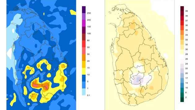 Over 100 mm showers after 2 p.m on election day