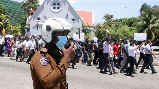 Protest at Lipton circus