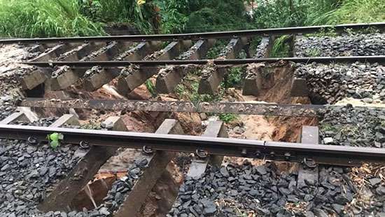 Upcountry railway line disrupted, services on main line limited to Rambukkana from Fort: SLRSMU