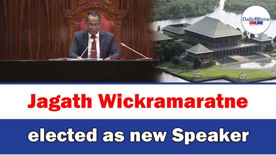 Jagath Wickramaratne elected as new Speaker