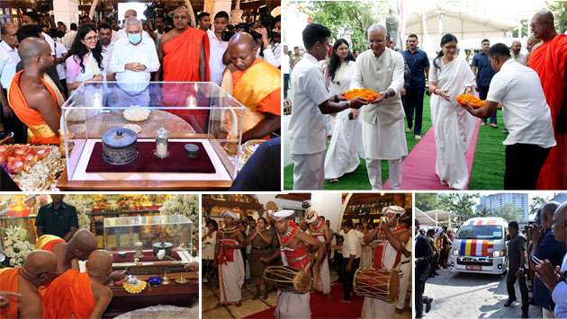 Indian delegation receives Devnimori relics...