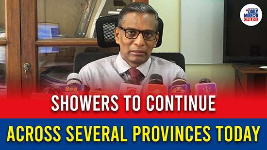 Showers to continue across several provinces today