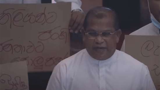 SJB protests in Parliament: Claims its supporter killed by police
