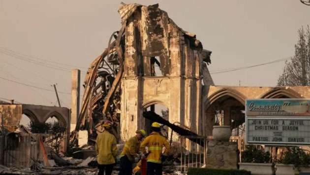 LA fires death toll rises to 24 as high winds expected