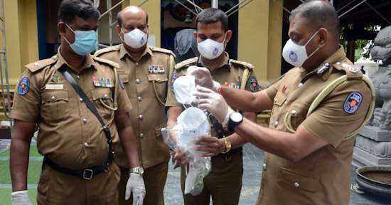 Face masks distributed...