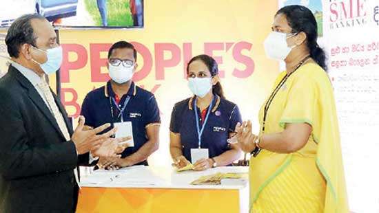 People’s Bank’s Industry 2022 exhibition stall draws large crowds