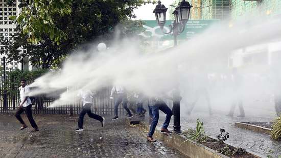 Protesters teargassed