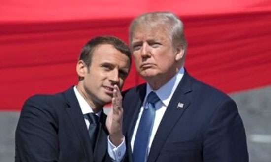 ’Be serious... don’t speak every day’: Macron criticises Trump approach to Iran war