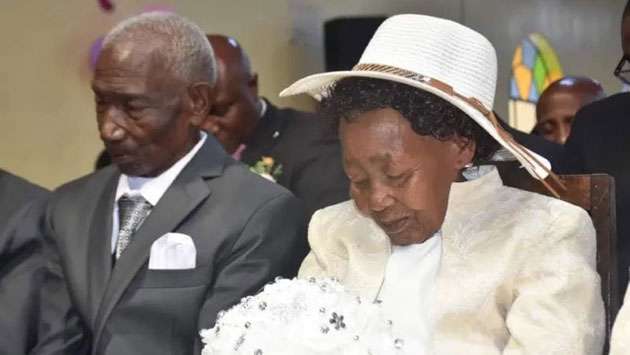 Kenyan couple ties knot in their 90s after decades of love