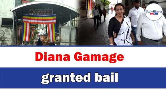 Diana Gamage granted bail