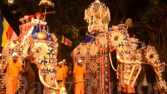 Third Randoli Perahera paraded the streets