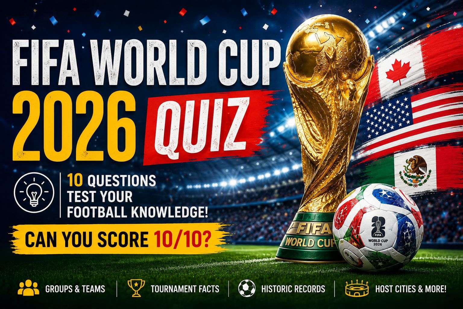 FIFA World Cup 2026 Quiz: Can You Score 10/10? Test Your Football Knowledge