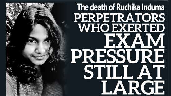 The death of Ruchika Induma Perpetrators who exerted exam pressure still at large
