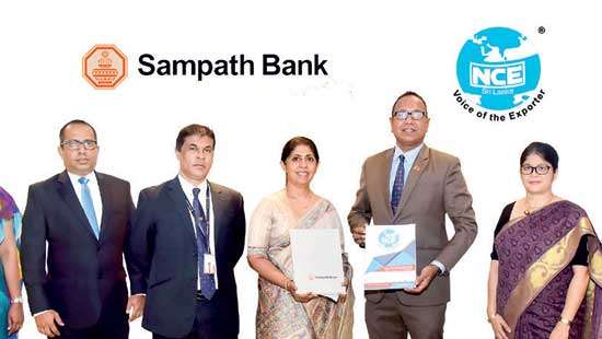 Sampath Bank in strategic partnership with National Chamber of Exporters