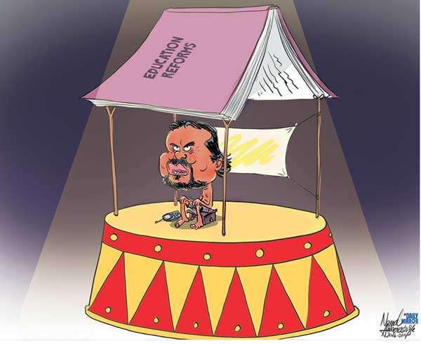 Cartoon of the Day 14-01-2026: On the Reform Stage