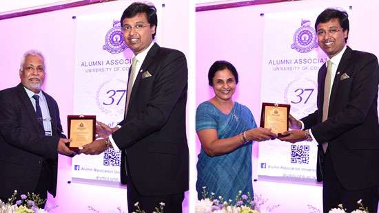 Alumni of the Colombo University felicitates Vice Chancellors