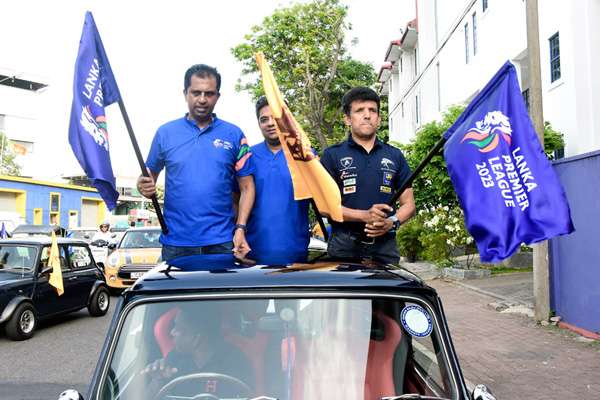 The Lanka Premier League 2023 - Season 4 Revs Up Excitement with a Mini Cooper Rally