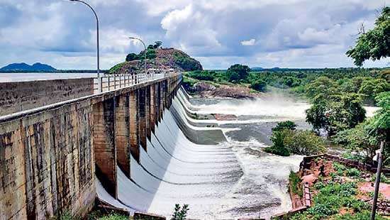 Rajangana spill gates open due to heavy rain