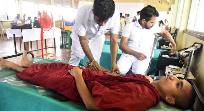 Blood donation drive...