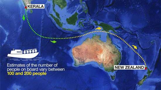 Mystery surrounds ship carrying 248 SL migrants likely bound for NZ that ’disappeared’