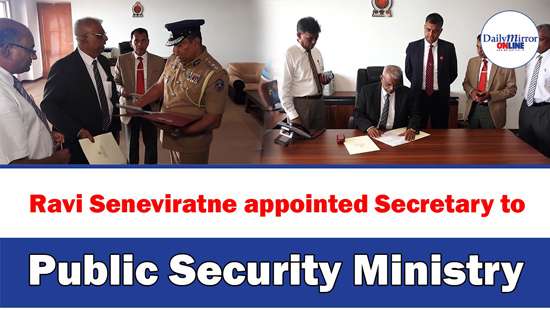 Ravi Seneviratne appointed Secretary to Public Security Ministry