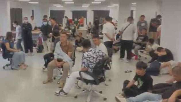 Over 120 foreign nationals arrested in Rajagiriya