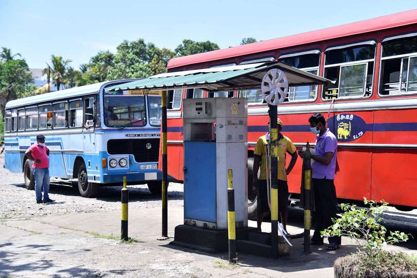 Private buses get diesel at SLTB depots