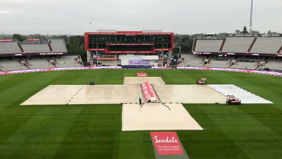 Incessant rain washes out play on Day 4 in Manchester