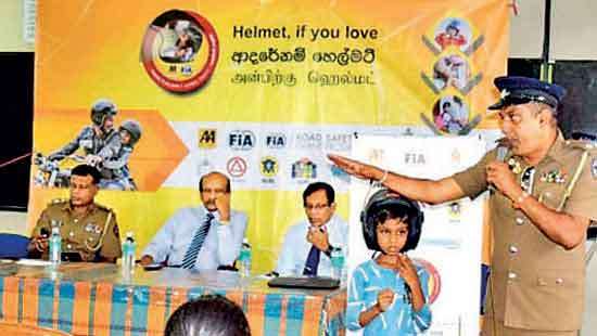 AAC educates children on importance of wearing safety helmets