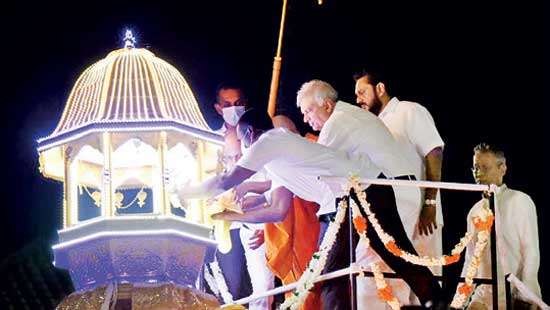 Final procession of the Ruhunu Maha Kataragama Devalaya