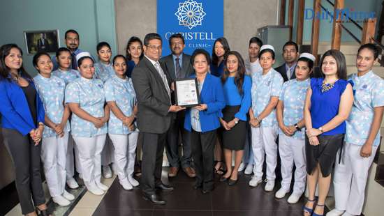 Christell Skin Clinic first skincare provider in Sri Lanka to acquire ISO 9001 certification