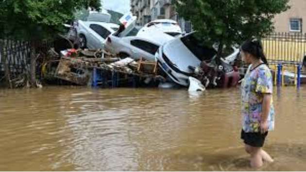 Nearly 40 killed, tens of thousands evacuated in Chinese floods