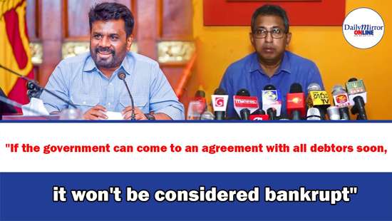 ’’If the government can come to an agreement with all debtors soon, it won’t be considered bankrupt’’