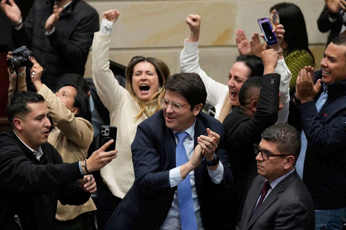 Presidential hopeful shot in back at campaign rally in Colombia