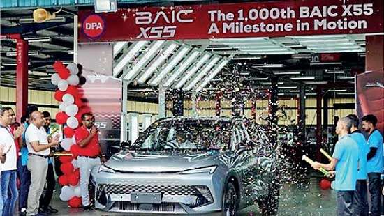 More than 1,000 BAIC X55 SUVs hit Sri Lankan roads