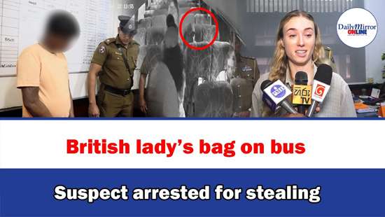 Suspect arrested for stealing British lady’s bag on bus