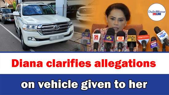 Diana clarifies allegations on vehicle given to her