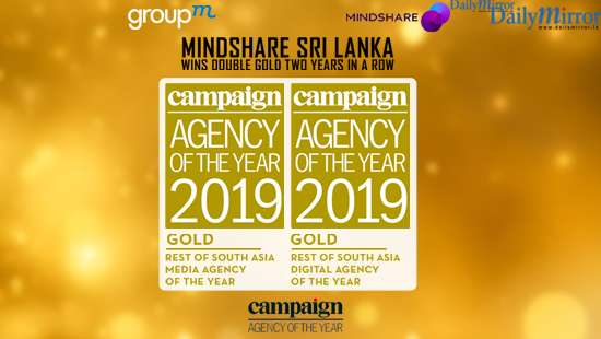 GroupM’s Mindshare Sri Lanka extends winning streak with dual Golds at Campaign Asia Awards 2019