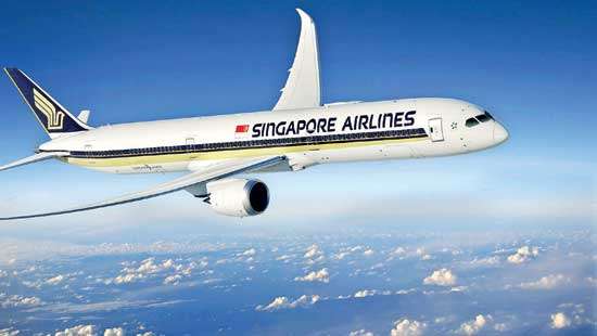 Singapore Airlines’ 787 Dreamliner lands at BIA for first time