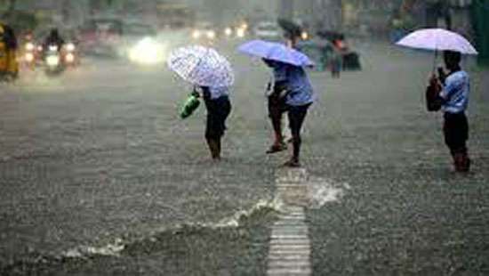 Heavy showers after 2 p.m. today as well