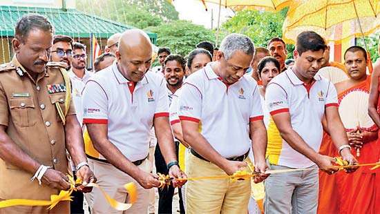People’s Bank builds pathway at Jaya Sri Maha Bodhi