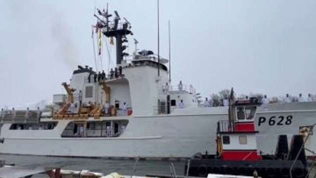 U.S donated Coast Guard Cutter arrives in Sri Lanka following record journey