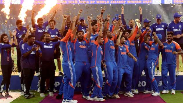 Winners India refuse Asia Cup trophy from ACC chief