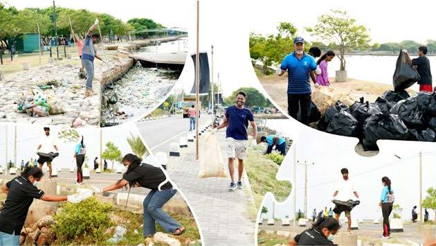 Coastal clean-up drive in Jaffna