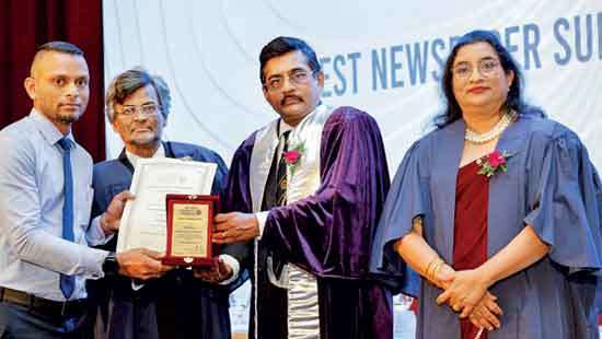 Daily Mirror bags Award of Excellence at SLIA Annual Session 2025