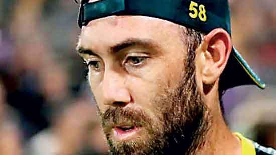 Maxwell takes nasty blow bowling at net practice